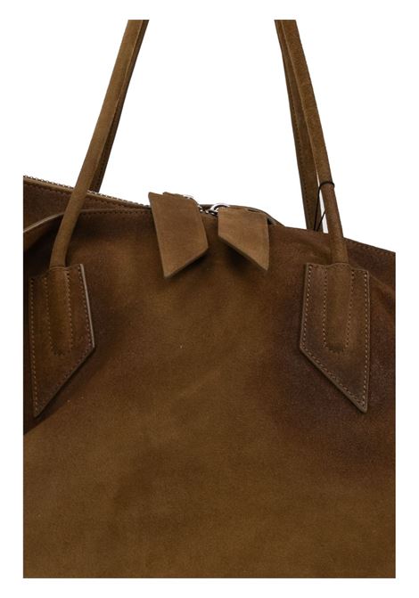 Borsa la passeggiata large  in marrone The Attico - donna THE ATTICO | 250WAH00057LBT108AA156